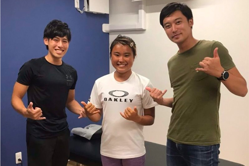 プロサーファー  江口　彩花選手