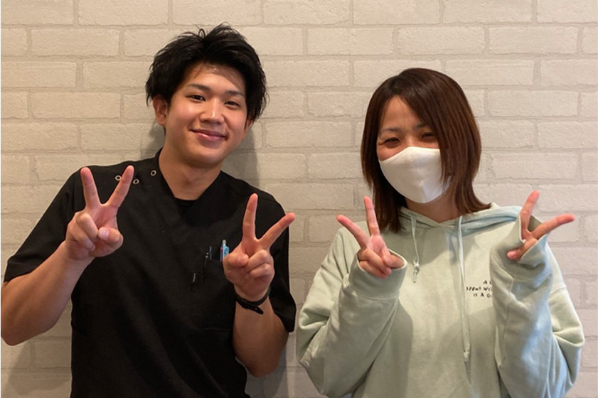 お客様の声　産後からの腰痛がなくなって嬉しい